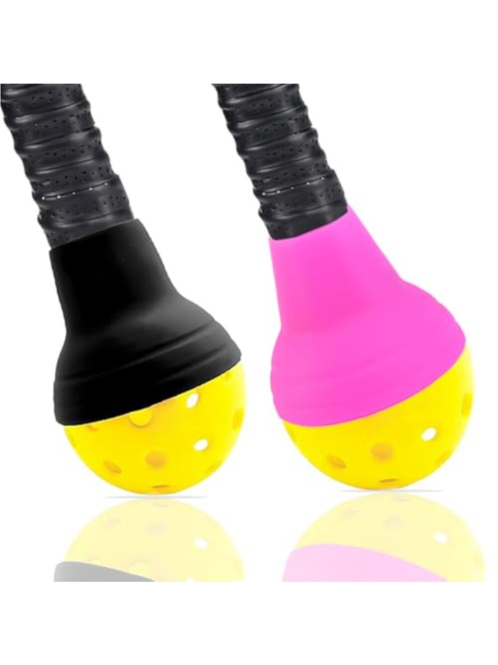 2 Pack Silicone Pickleball Ball Retriever Suction Cup Picker for Paddles